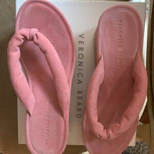 Veronica Beard Cork thong platform Sandals - size 8